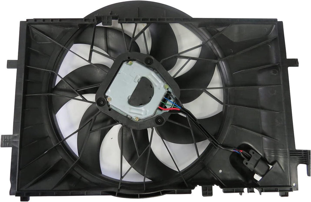 623280 Replacement Cooling Fan Assembly Compatible with Mercedes-Benz , Black