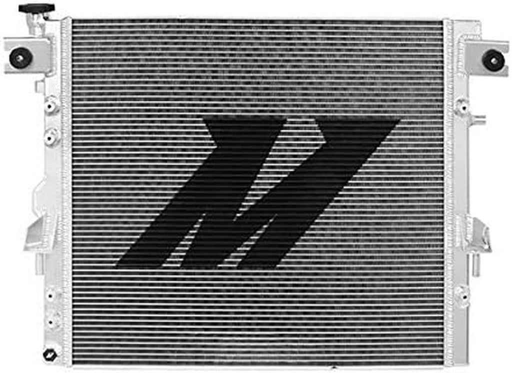 MMRAD-WRA-07V2 Aluminum Radiator Compatible with Jeep Wrangler JK 2007-2017 Silver