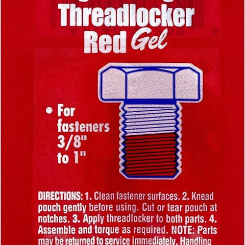 Permatex 09979 Counterman'S Choice High Strength Threadlocker Red