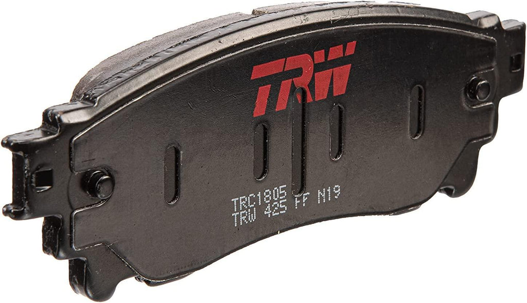 TRW Pro TRC0741 Disc Brake Pad Set For Toyota Corolla 1998-2002, Front, And Other Applications