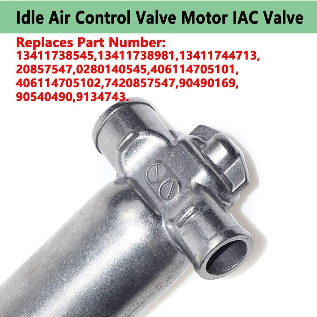 0280140545 Idle Air Control Valve Motor IAC Valve,Compatible For BMW 323i 325i 328i 525i 528i M3 X3 X5 Z3 Z4 E34 E36 E38 E39 E46 E53 E60 E61 E65 E66 E83 E85 Replaces13411738545 ,13411744713,90540490