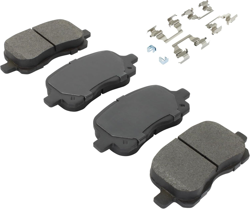 QUALITY-BUILT Premium Ceramic Front Brake Pads 1001-0741C Compatible with 1998-2002 Chevrolet Prizm; 1998-2002 Toyota Corolla