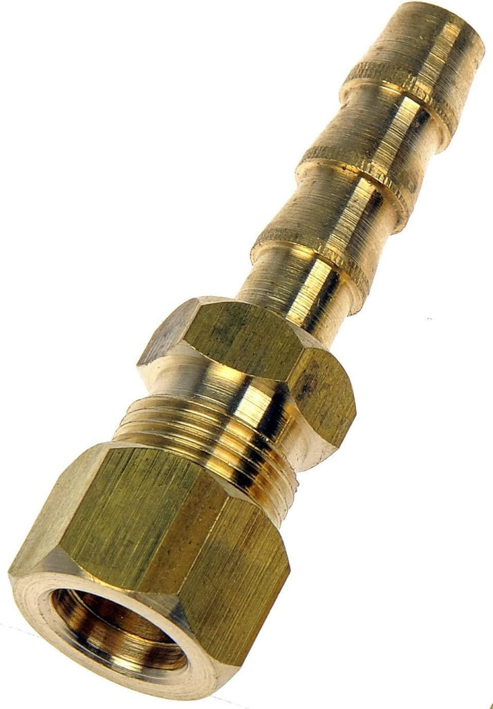 Dorman 800-035.5 Fuel Line Adapter - 3/8 In. Steel Compression to 3/8 In. Nylon Barbed, 5 Pack