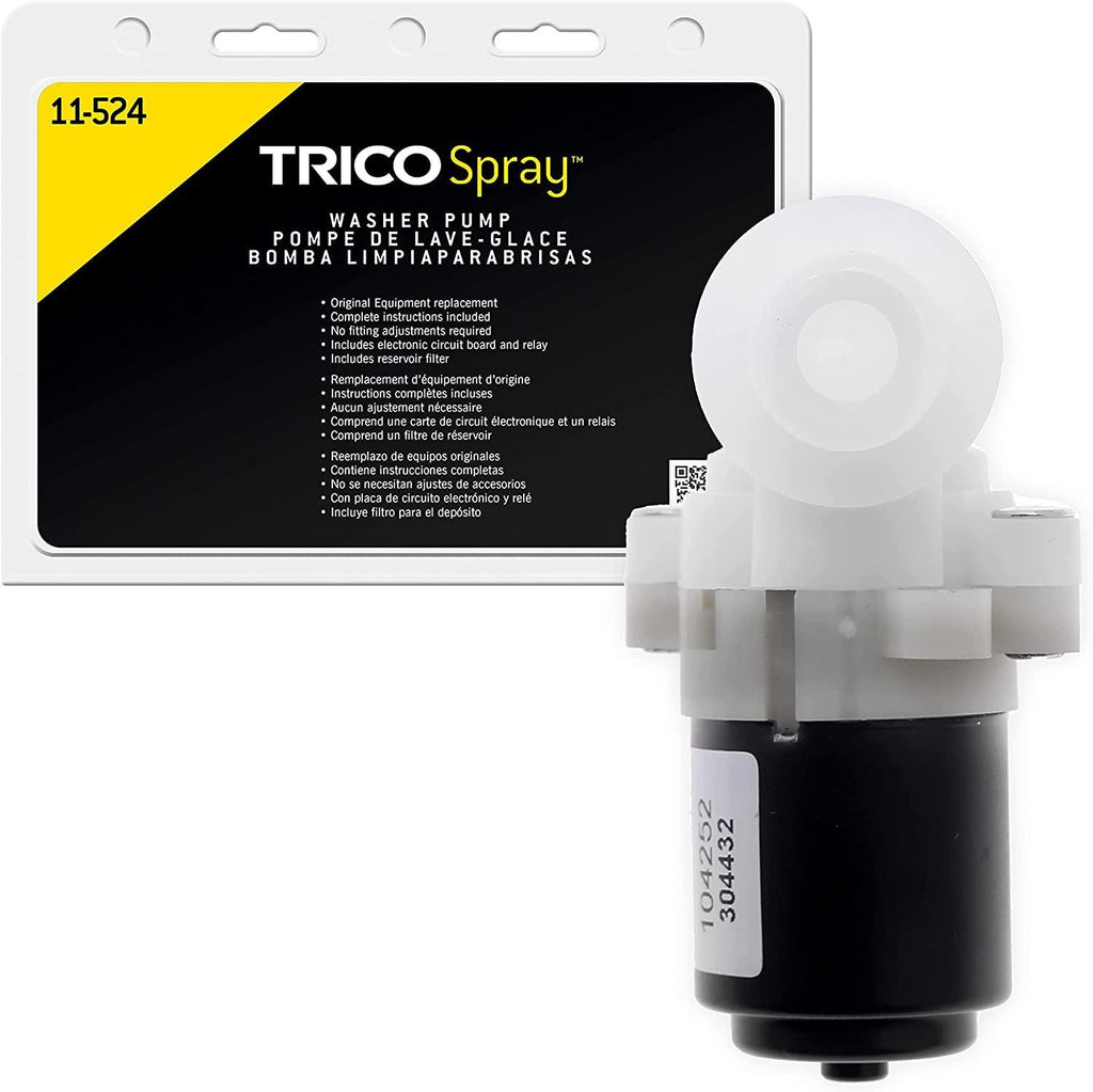 TRICO Spray Windshield Washer Pump (11-612) Fits Select Honda, Lexus, Mazda, Pontiac, Scion, and Toyota Model Years