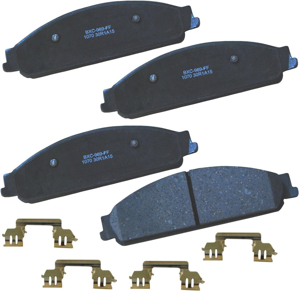 Bendix Premium SBC11 Ceramic Front Brake Pads for Select Models Dodge Dart,Ford Fairlane,Falcon,Sedan Delivery,Mustang,Ranchero,Mercury Comet,Cougar,Cyclone,Plymouth Barracuda,Duster,Scamp,Valiant
