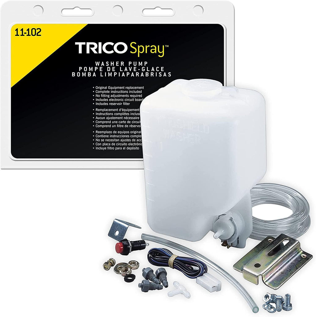 TRICO Spray Windshield Washer Pump (11-612) Fits Select Honda, Lexus, Mazda, Pontiac, Scion, and Toyota Model Years