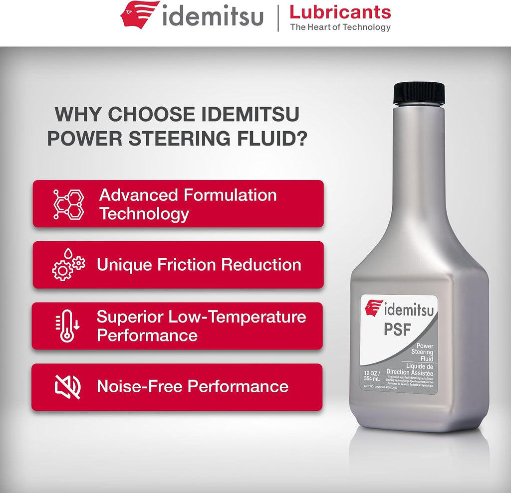 Idemitsu PSF Universal Power Steering Fluid for Asian Vehicles - 12 oz.
