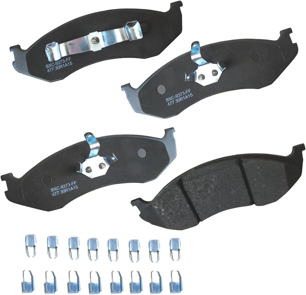 Bendix Premium SBC11 Ceramic Front Brake Pads for Select Models Dodge Dart,Ford Fairlane,Falcon,Sedan Delivery,Mustang,Ranchero,Mercury Comet,Cougar,Cyclone,Plymouth Barracuda,Duster,Scamp,Valiant