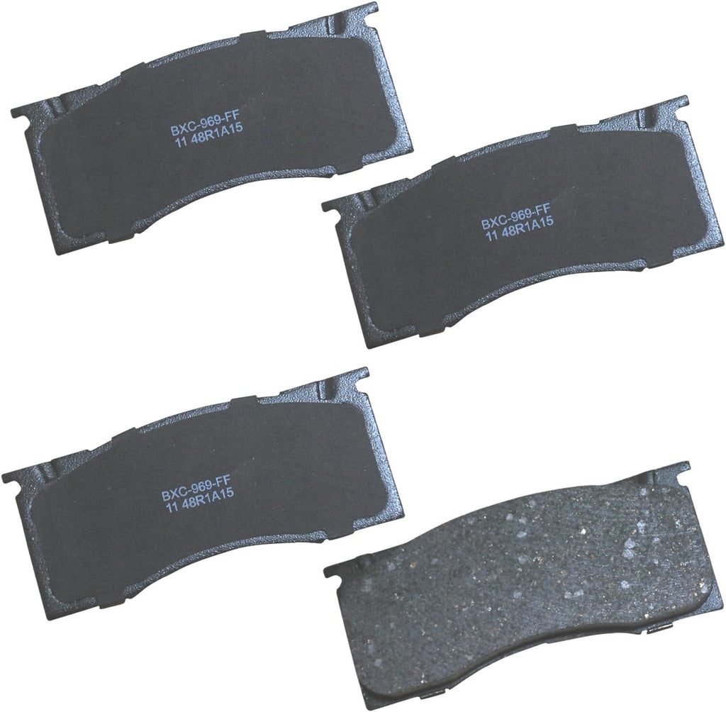 Bendix Premium SBC11 Ceramic Front Brake Pads for Select Models Dodge Dart,Ford Fairlane,Falcon,Sedan Delivery,Mustang,Ranchero,Mercury Comet,Cougar,Cyclone,Plymouth Barracuda,Duster,Scamp,Valiant