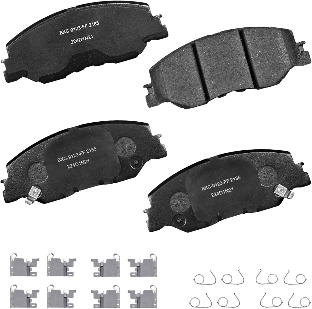 Bendix Premium SBC11 Ceramic Front Brake Pads for Select Models Dodge Dart,Ford Fairlane,Falcon,Sedan Delivery,Mustang,Ranchero,Mercury Comet,Cougar,Cyclone,Plymouth Barracuda,Duster,Scamp,Valiant