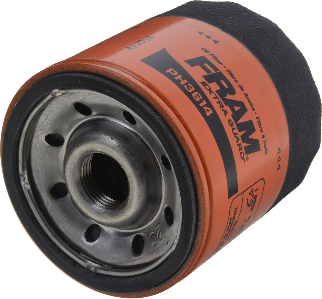 FRAM Extra Guard PH3614 10K Mile Change Automotive Replacement Interval Spin-On Engine Oil Filter for Select Vehicle Model Years, Vehicle Engine Protection Oil Filter for Everyday Drivers