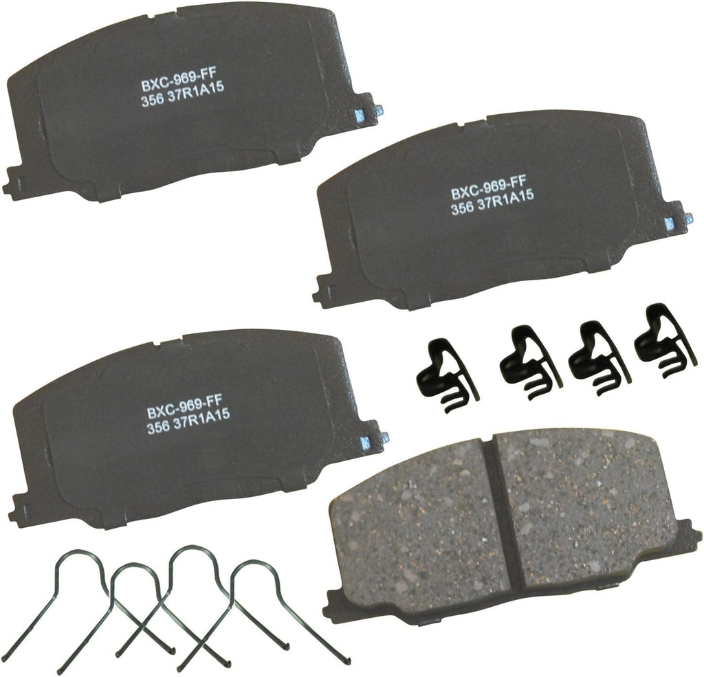 Bendix Premium SBC11 Ceramic Front Brake Pads for Select Models Dodge Dart,Ford Fairlane,Falcon,Sedan Delivery,Mustang,Ranchero,Mercury Comet,Cougar,Cyclone,Plymouth Barracuda,Duster,Scamp,Valiant