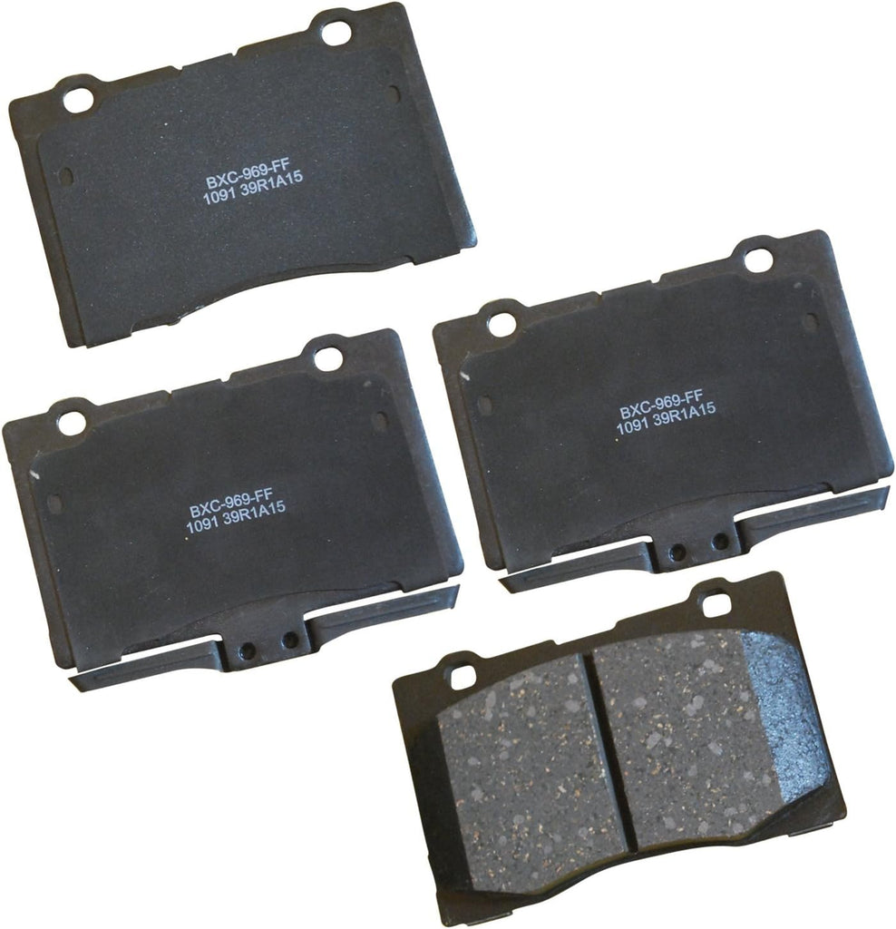 Bendix Premium SBC11 Ceramic Front Brake Pads for Select Models Dodge Dart,Ford Fairlane,Falcon,Sedan Delivery,Mustang,Ranchero,Mercury Comet,Cougar,Cyclone,Plymouth Barracuda,Duster,Scamp,Valiant