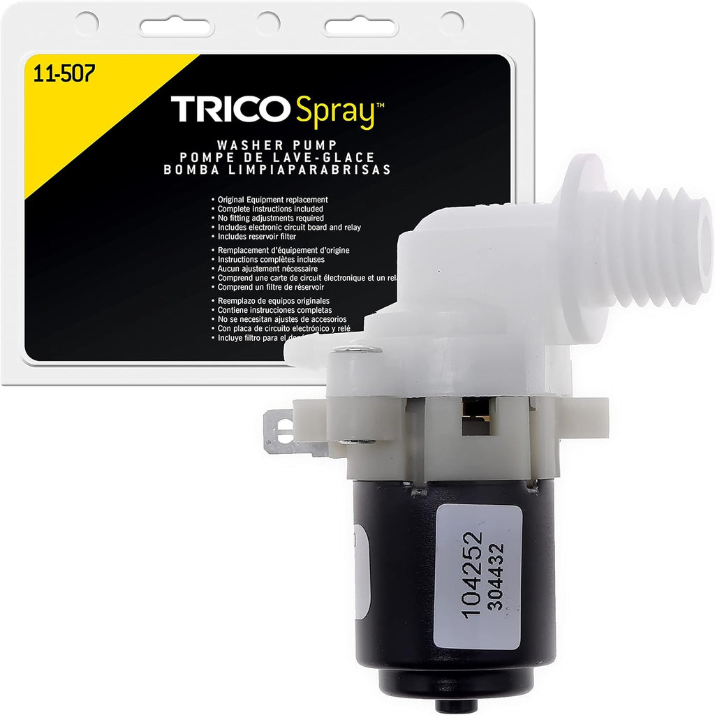 TRICO Spray Automotive Replacement Windshield Washer Pump (11-611) Fits Select Chevy, GEO, and Toyota Model Years