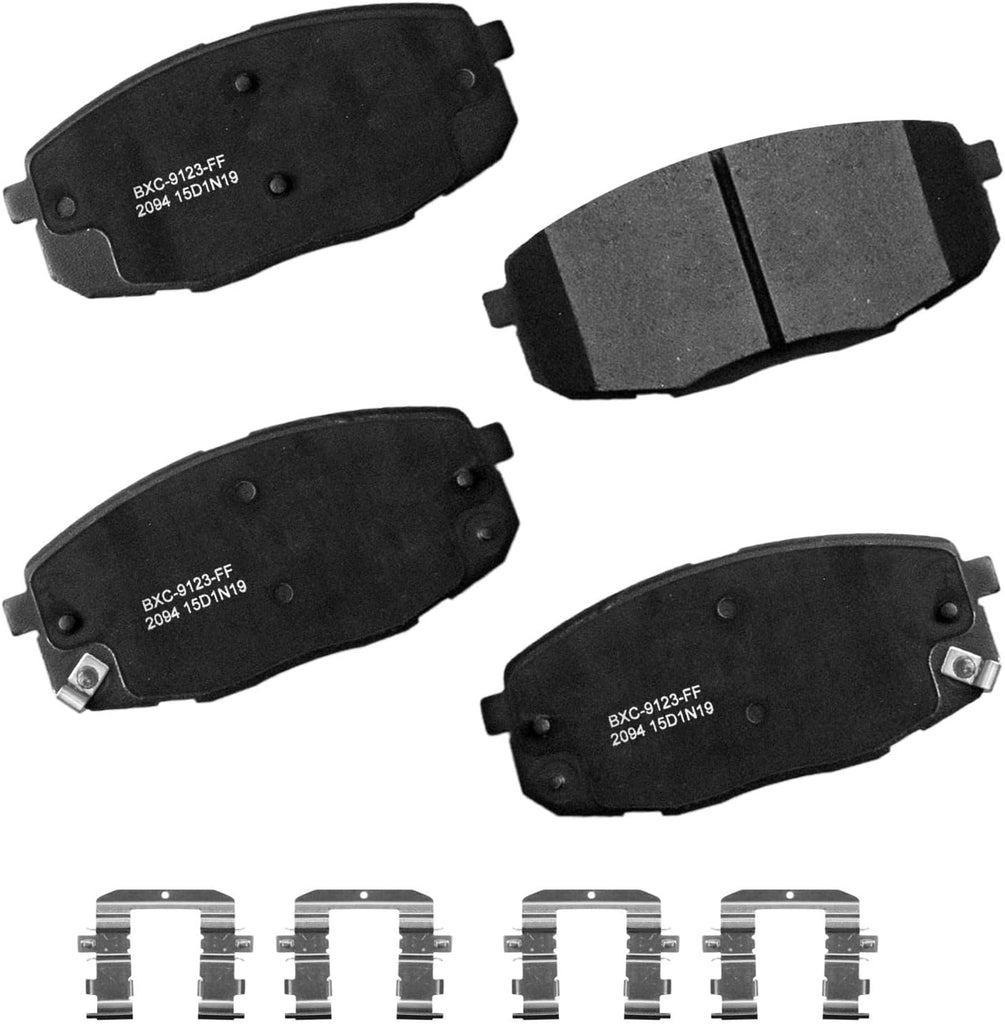 Bendix Premium SBC11 Ceramic Front Brake Pads for Select Models Dodge Dart,Ford Fairlane,Falcon,Sedan Delivery,Mustang,Ranchero,Mercury Comet,Cougar,Cyclone,Plymouth Barracuda,Duster,Scamp,Valiant