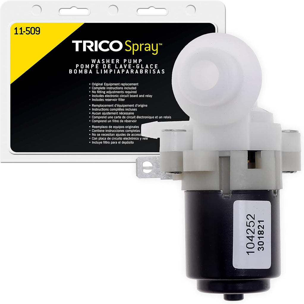 TRICO Spray Automotive Replacement Windshield Washer Pump (11-611) Fits Select Chevy, GEO, and Toyota Model Years