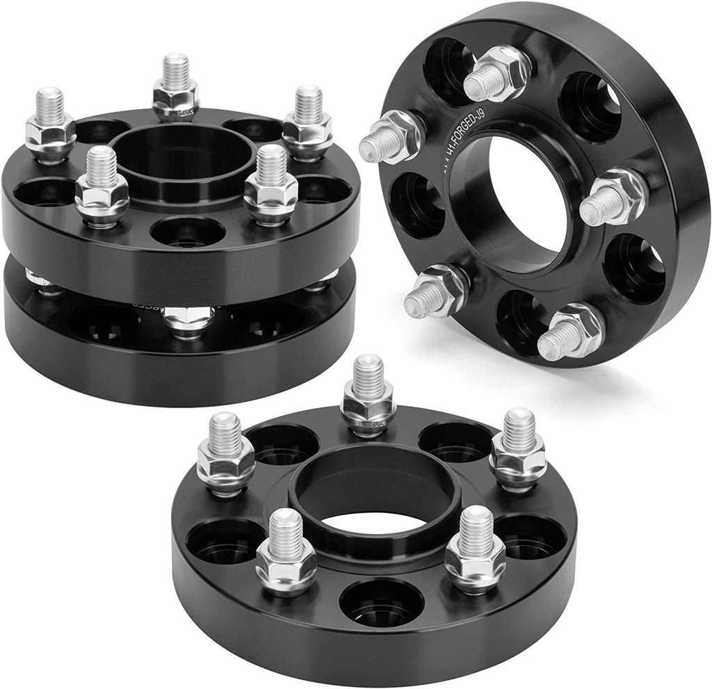 dynofit 5x4.5 20mm M12x1.5 64.1 Hubcentric Wheel Spacers for CR-V HR-V Element Crosstour Accord, 4pcs 5x114.3 Solid Wheels Spacer for RDX TLX CDX CSX ILX RSX TSX 5 Lug Rims and More
