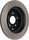 Centric Premium Replacement Rear Disc Brake Rotor for Select Honda and Acura Model Years (120.40072)