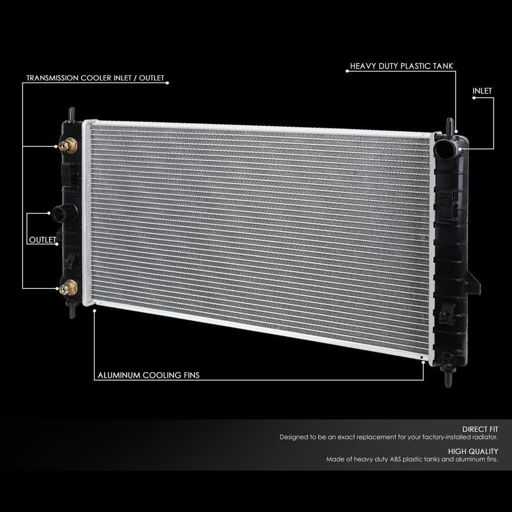 OEM-RA-2608 Aluminum Radiator Compatible with 05-10 Cobalt 2.2 2.4 AT,26-11/16" W X 14-1/2" H X 5/8" D,1-5/16" Inlet /1-5/16" Outlet