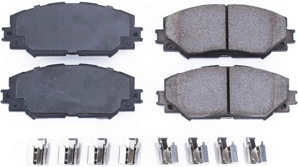 Front 17-1210 Z17 Evolution Ceramic Brake Pads and Hardware Set