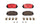 Brembo Front Disc Brake Pad Set for 07-18 Toyota Yaris (P83086N)