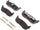 Silver 14D711CHF1 Ceramic Rear Disc Brake Pad Set with Clips