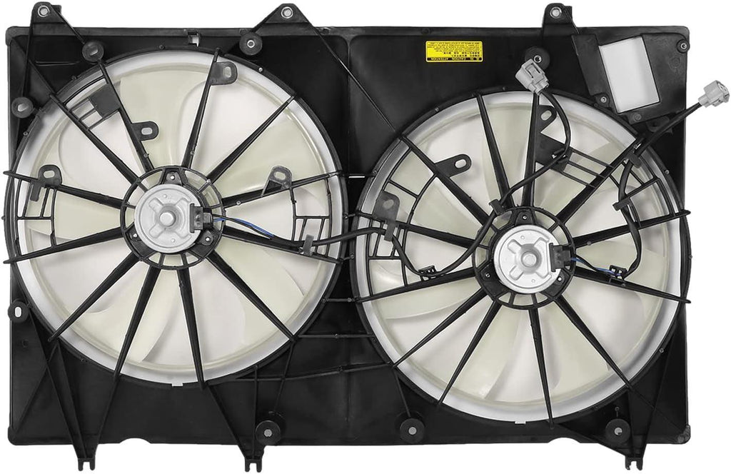 OEM-RF-1008 Factory Style Radiator Cooling Fan Assembly Compatible with 2008-2013 Highlander 3.5L W/O Tow Package