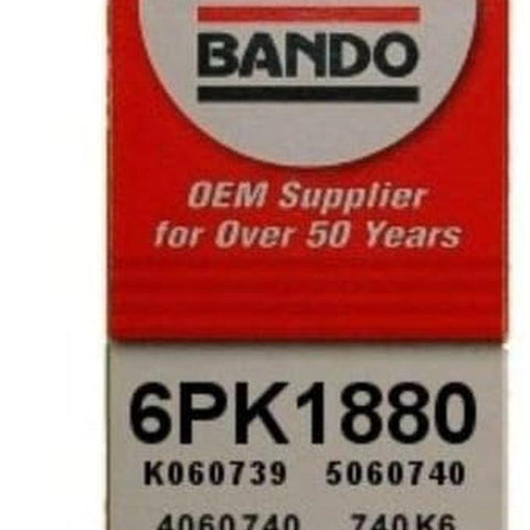 Bando USA 6PK1880 OEM Quality Serpentine Belt