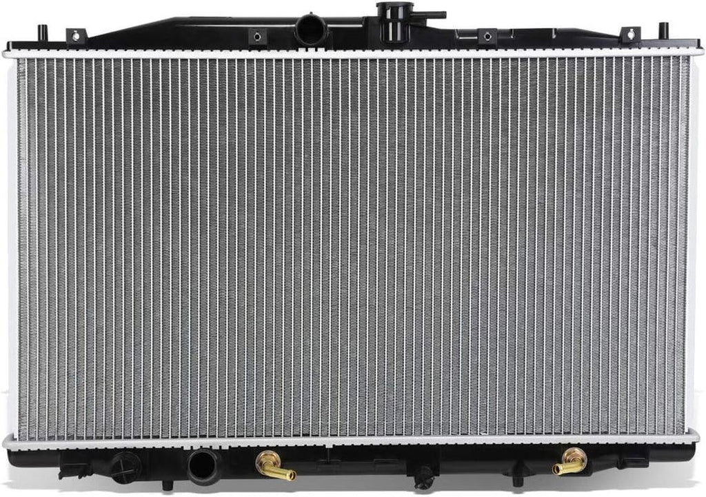 OEM-RA-2680 OE Style Aluminum Core Radiator Compatible with 04-05 Acura TSX AT, 28-1/4" W X 15-3/4" H X 5/8" D, 1-1/4" Inlet / 1-1/4" Outlet