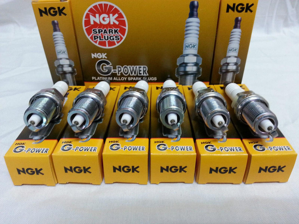 NGK MADE in JAPAN TR55GP SPARK PLUG PLATINUM POWER 6-PEICES (3403)