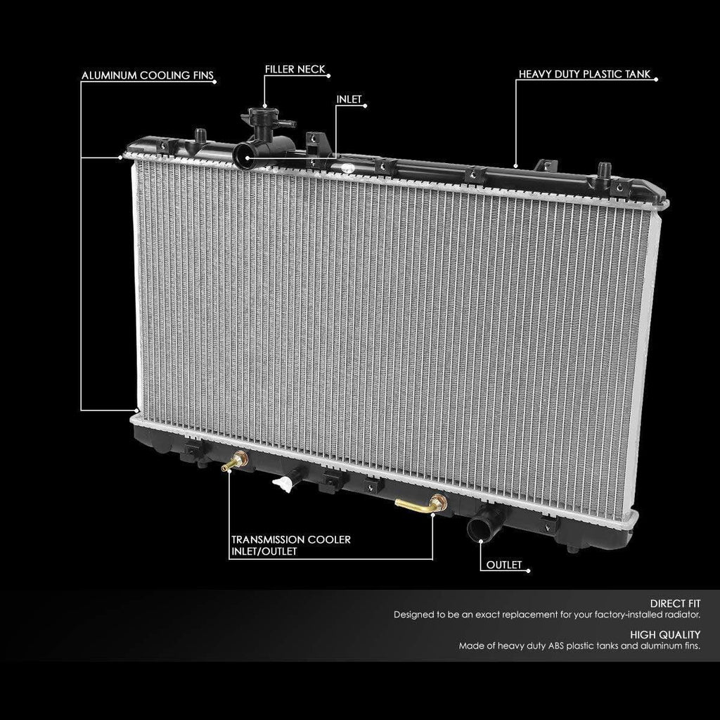 OEM-RA-2980 Factory Style Aluminum Core Cooling Radiator Compatible with 07-09 Suzuki SX4 AT/MT,27-15/16" W X 14-3/4" H X 1-1/16" D