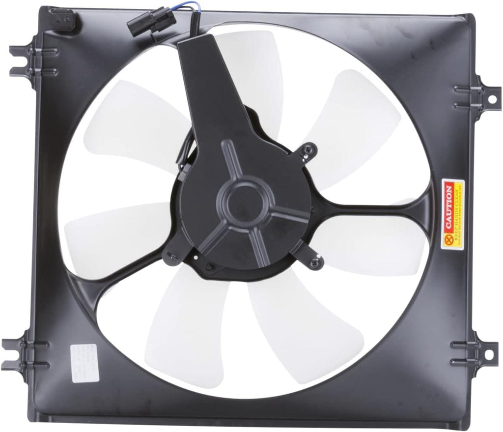 611340 Replacement Cooling Fan Assembly Compatible with Honda , Black