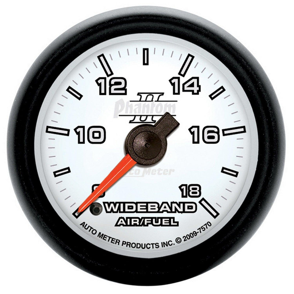 2-1/16 in. WIDEBAND AIR/FUEL RATIO ANALOG 8:1-18:1 AFR PHANTOM II