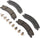 Silver 14D1411CHF1 Ceramic Disc Brake Pad Set with Clips