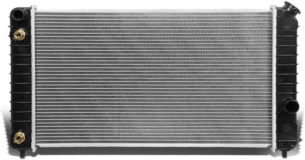 OEM-RA-1825 Factory Style Aluminum Cooling Radiator Compatible with 96-04 Chevy S10 / Sonoma, 96-05 Blazer/Jimmy, 26-1/4" W X 15" H X 1" D, 1-15/16" Inlet, 1-15/16" Outlet