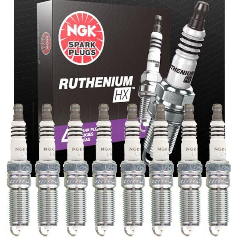 Genuine NGK RUTHENIUM HX Spark Plug 8PCS for 2012-2019 Ford Mustang 5.0L/ 5.2L