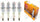 NGK PLATINUM Spark Plugs Set of 4 for 2007 -2012 Hyundai Elantra 2.0L