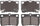 ADVICS AD1113 Ultra-Premium Rear Disc Brake Pad Set