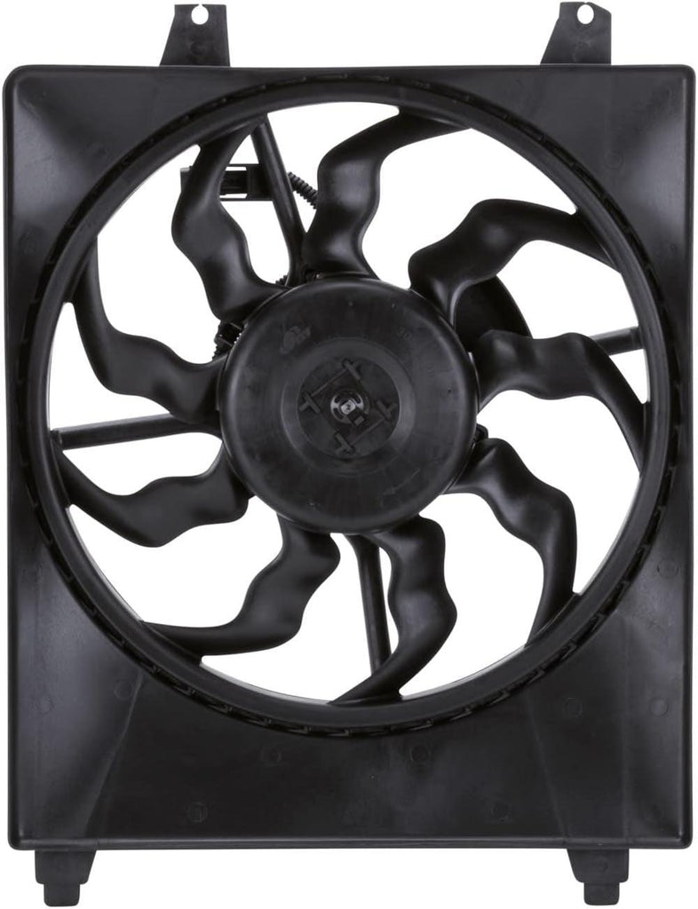 TYC 611000 Hyundai Santa FE Replacement Condenser Cooling Fan Assembly