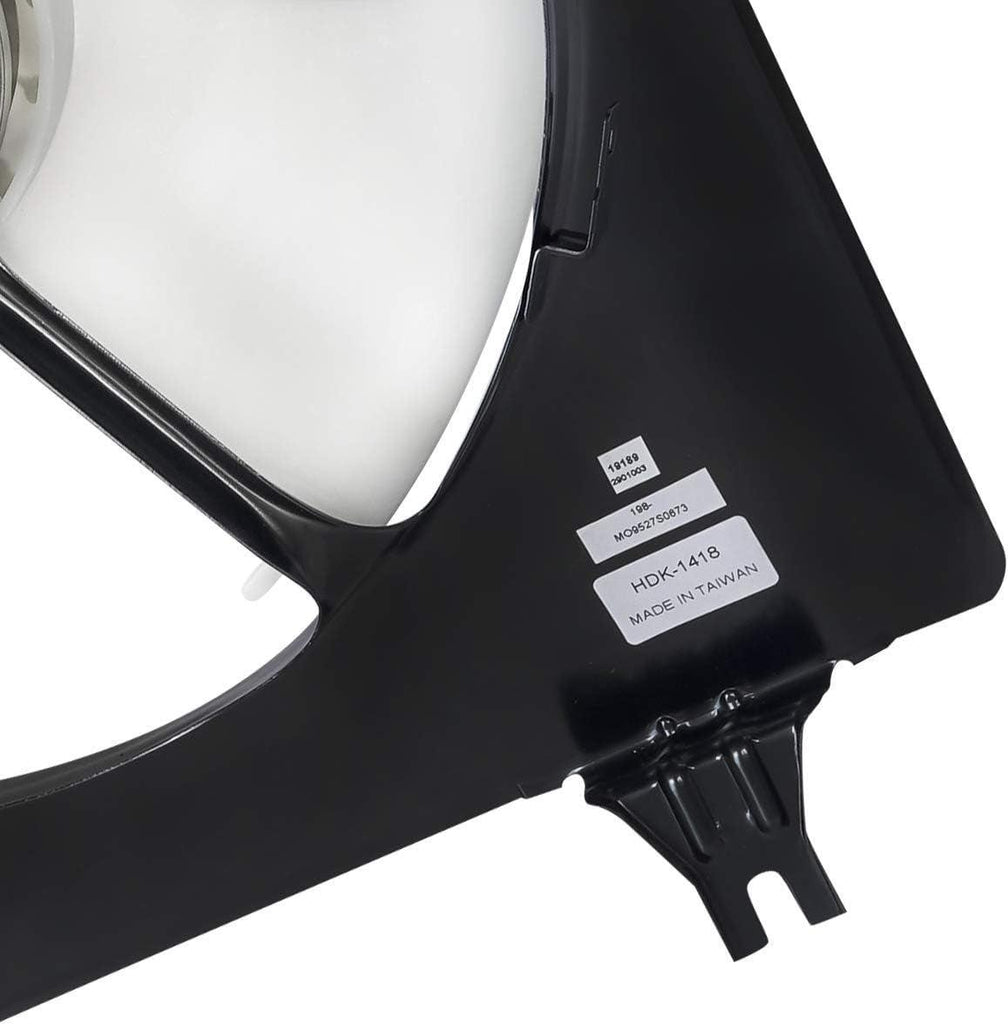 OEM-RF-0198 Factory Style Radiator Cooling Fan Assembly Cooling Efficiency Improved Direct Replacement [Compatible with 1999-2004 Odyssey]