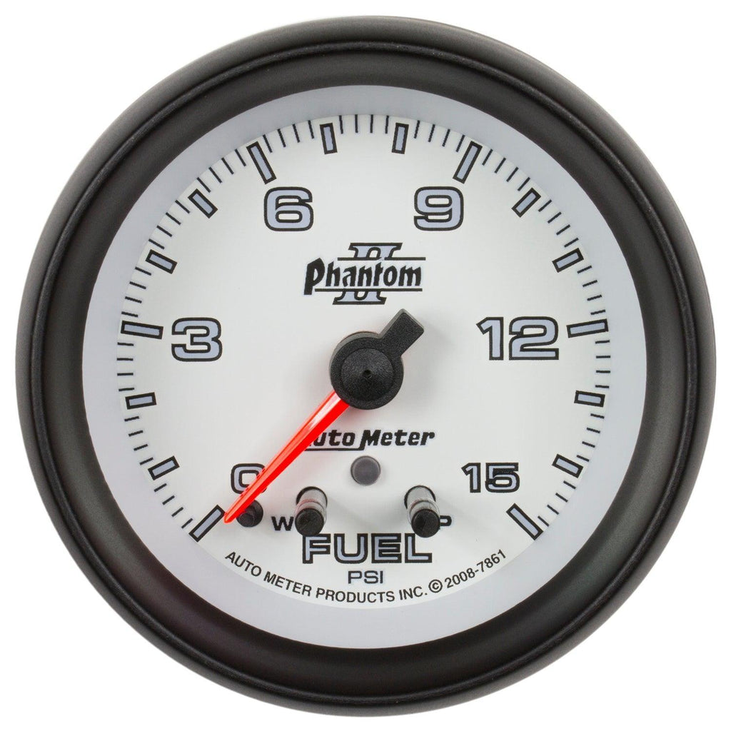2-5/8 in. FUEL PRESSURE 0-15 PSI PHANTOM II