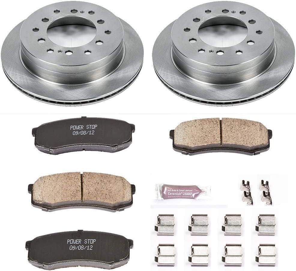 KOE2405 Autospecialty Rear Replacement Brake Kit-Oe Brake Rotors & Ceramic Brake Pads