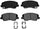ADVICS AD1593 Disc Brake Pad Set