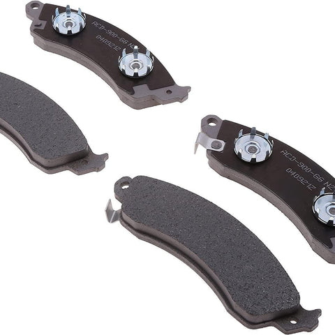 Silver 14D412CH Ceramic Front Disc Brake Pad Kit with Clips