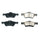 Power Stop - Front Z16 Low-Dust Ceramic Brake Pads for Escape+More 16-1047B