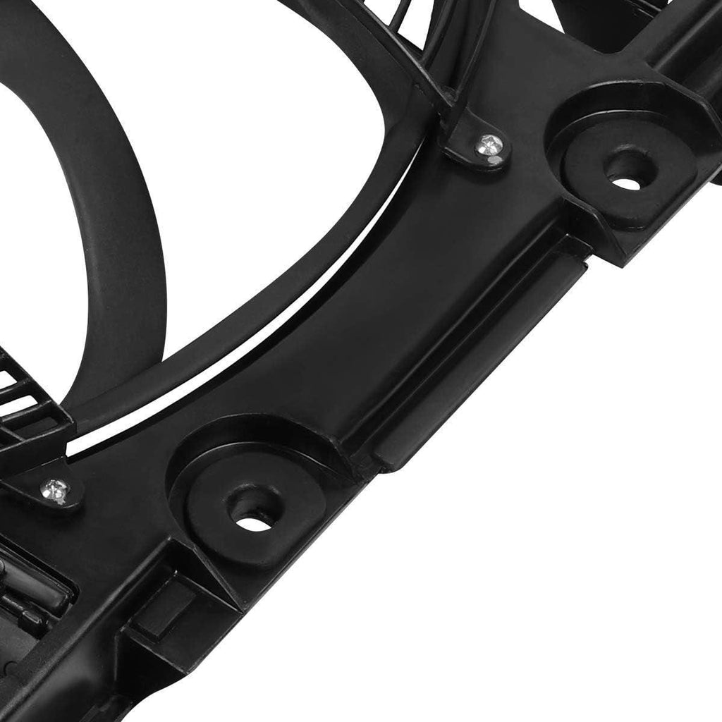 OEM-RF-0060 Factory Style Radiator Cooling Fan Assembly Cooling Efficiency Improved Direct Replacement [Compatible with 01-03 BMW 525I / 99-00 528I / 01-03 530I]