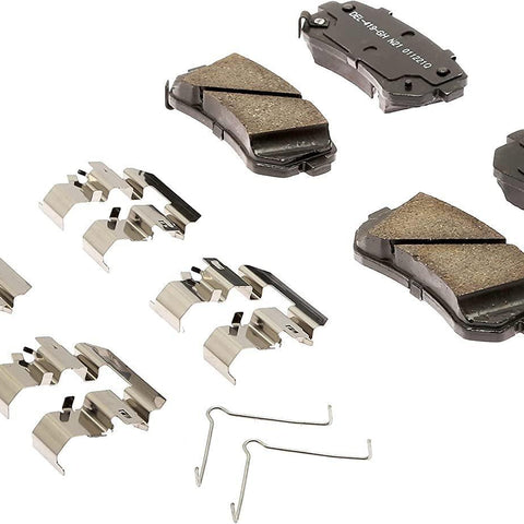 Gold 17D1829CHF1 Ceramic Rear Disc Brake Pad Kit