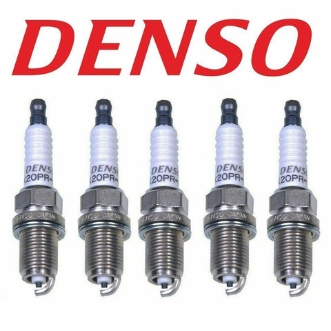 Set of 5 Spark Plugs Denso for Chevy Chrysler Dodge Mazda Saab Suzuki Volvo