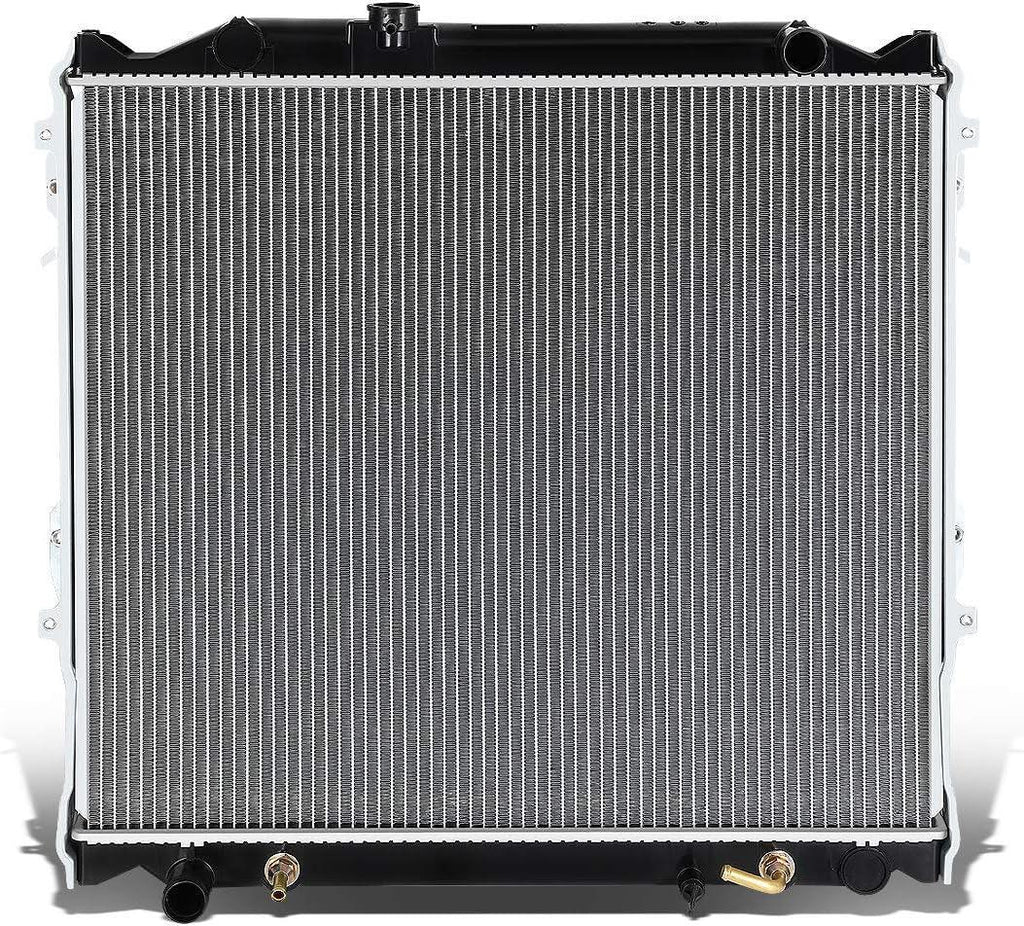 OEM-RA-1998 1-Row OE Style Bolt-On Aluminum Core Radiator Replacement Compatible with 96-02 4Runner at MT, 25-1/8" W X 22-5/8" H X 1" D, 1-3/8" Inlet, 1-3/8" Outlet