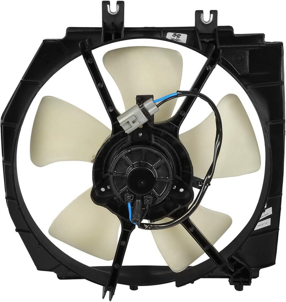 OEM-RF-0216 Factory Style Radiator Cooling Fan Assembly Cooling Efficiency Improved Direct Replacement [Compatible with 1999-2003 Protege]